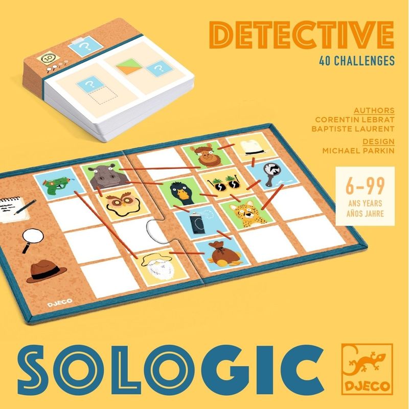 Jucarii, Copii si Bebe - Jucarii si jocuri - Jucarii & jocuri educative - Jocuri de memorie si inteligenta - Joc de logica si investigatie Detectiv, Djeco - Infinity.ro