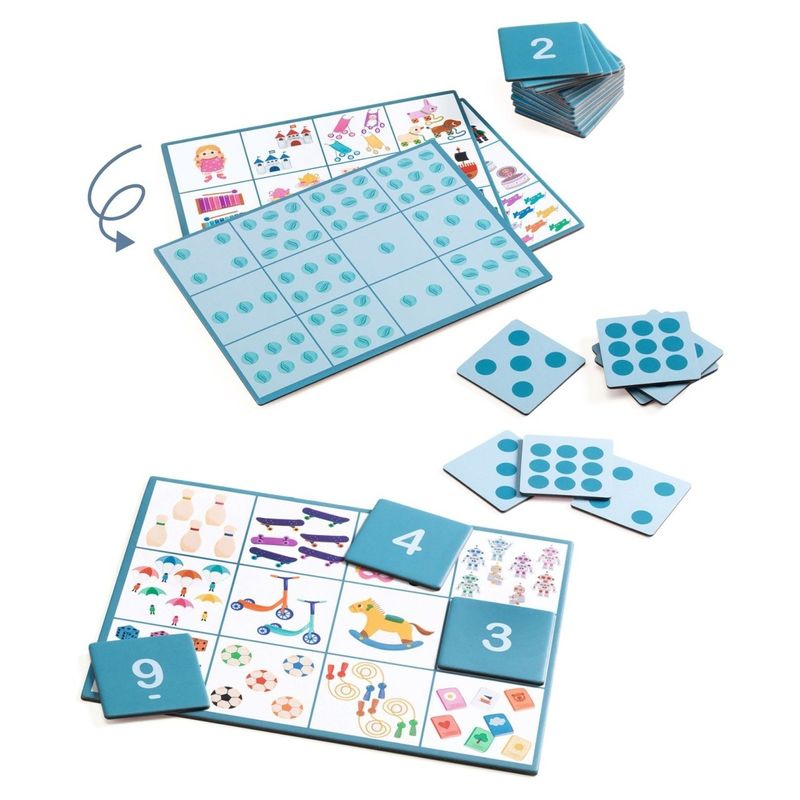 Jucarii, Copii si Bebe - Jucarii si jocuri - Jocuri si puzzle - Jocuri de societate - Joc educativ Numero Bingo, Djeco - Infinity.ro