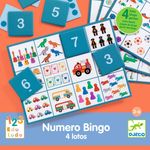 Jucarii, Copii si Bebe - Jucarii si jocuri - Jocuri si puzzle - Jocuri de societate - Joc educativ Numero Bingo, Djeco - Infinity.ro
