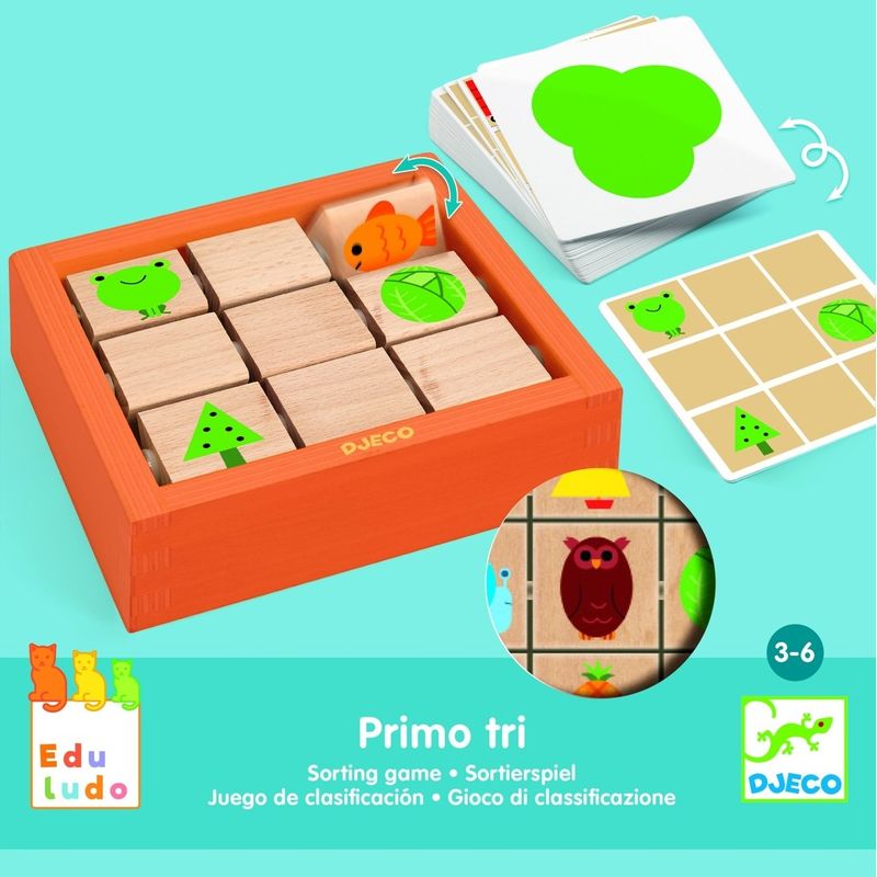 Jucarii, Copii si Bebe - Jucarii si jocuri - Jucarii & jocuri educative - Jocuri si jucarii educative - Joc Eduludo Primo Tri, Djeco - Infinity.ro