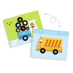 Jucarii, Copii si Bebe - Jucarii si jocuri - Vehicule si jucarii cu telecomanda - Masinute - Joc magnetic cu Vehicule, Djeco - Infinity.ro