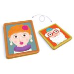 Jucarii, Copii si Bebe - Jucarii si jocuri - Jucarii & jocuri educative - Seturi de artizanat - Joc magnetic creativ Portrete, Djeco - Infinity.ro