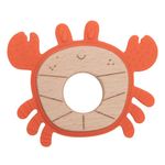 Jucarii, Copii si Bebe - Jucarii si jocuri - Jucarii bebelusi - Jucarii pentru dentitie - Jucarie bebe Inel de dentitie Crab, Moulin Roty - Infinity.ro
