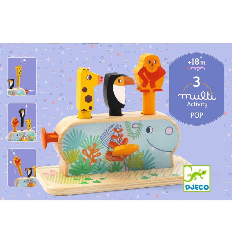 Jucarii, Copii si Bebe - Jucarii si jocuri - Jucarii bebelusi - Jucarii interactive bebelusi - Jucarie pop-up Multi Pop, Djeco - Infinity.ro