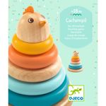 Jucarii, Copii si Bebe - Jucarii si jocuri - Jucarii & jocuri educative - Jocuri si jucarii educative - Jucarie educativa din lemn Turn puisor, Djeco - Infinity.ro
