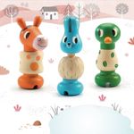 Jucarii, Copii si Bebe - Jucarii si jocuri - Jucarii bebelusi - Jucarii interactive bebelusi - Jucarie motorica Animale cu surub Rondanimo Djeco - Infinity.ro