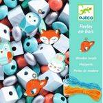 Jucarii, Copii si Bebe - Jucarii si jocuri - Jucarii & jocuri educative - Seturi de artizanat - Margele de insirat din lemn Animalute, Djeco - Infinity.ro