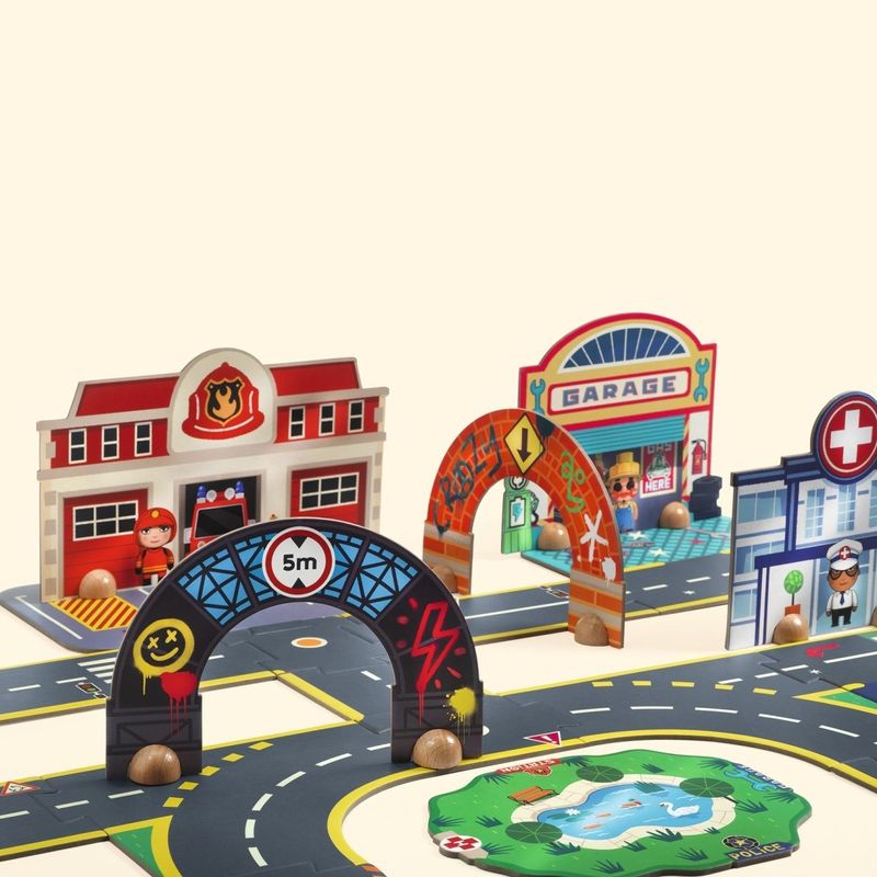 Jucarii, Copii si Bebe - Jucarii si jocuri - Jocuri si puzzle - Puzzle - Puzzle 3D Orasul gigantic, Djeco - Infinity.ro