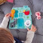 Jucarii, Copii si Bebe - Jucarii si jocuri - Jocuri si puzzle - Puzzle - Puzzle din lemn cu baza din fetru, Djeco - Infinity.ro