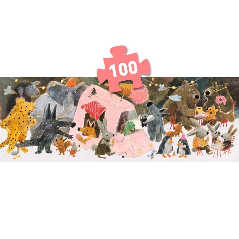 Jucarii, Copii si Bebe - Jucarii si jocuri - Jocuri si puzzle - Puzzle - Puzzle galerie Fiesta animalelor, Djeco - Infinity.ro
