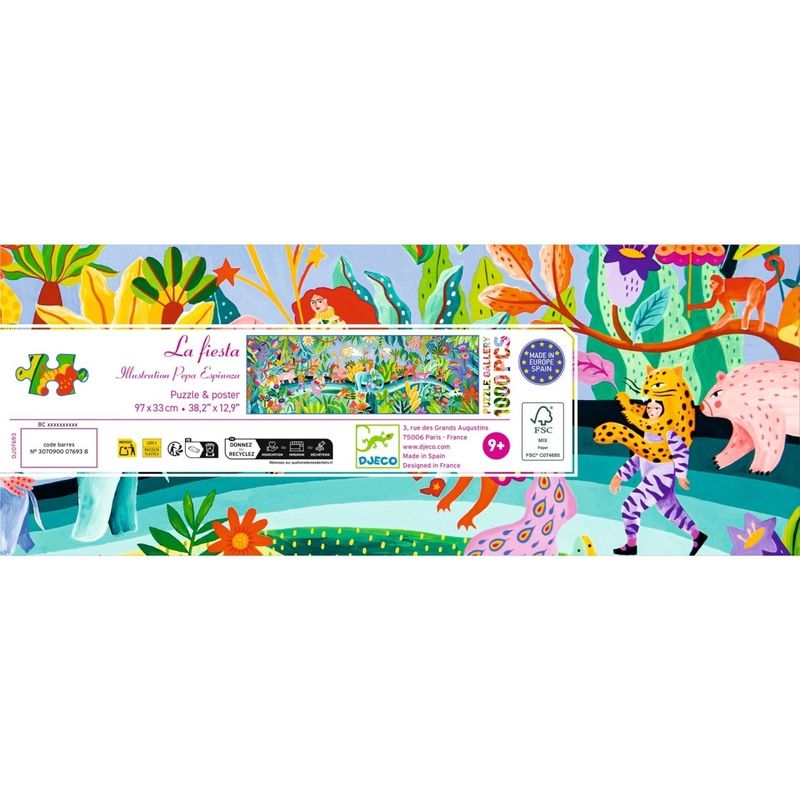 Jucarii, Copii si Bebe - Jucarii si jocuri - Jocuri si puzzle - Puzzle - Puzzle galerie La fiesta, Djeco - Infinity.ro