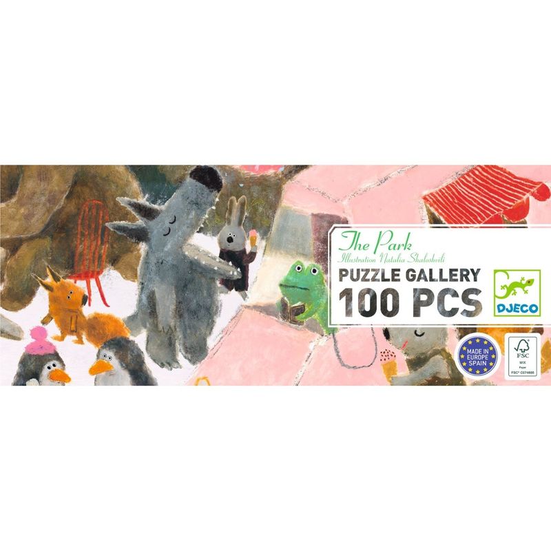 Jucarii, Copii si Bebe - Jucarii si jocuri - Jocuri si puzzle - Puzzle - Puzzle galerie Fiesta animalelor, Djeco - Infinity.ro