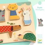 Jucarii, Copii si Bebe - Jucarii si jocuri - Jocuri si puzzle - Puzzle - Puzzle din lemn Animale de companie, Djeco - Infinity.ro