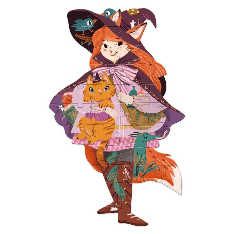 Jucarii, Copii si Bebe - Jucarii si jocuri - Jocuri si puzzle - Puzzle - Puzzle gigant Vrajitoarea Lily, Djeco - Infinity.ro