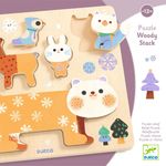 Jucarii, Copii si Bebe - Jucarii si jocuri - Jocuri si puzzle - Puzzle - Puzzle lemn animale simpatice, Djeco - Infinity.ro