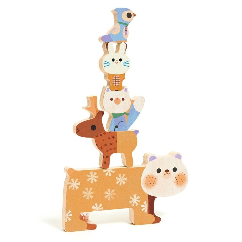 Jucarii, Copii si Bebe - Jucarii si jocuri - Jocuri si puzzle - Puzzle - Puzzle lemn animale simpatice, Djeco - Infinity.ro