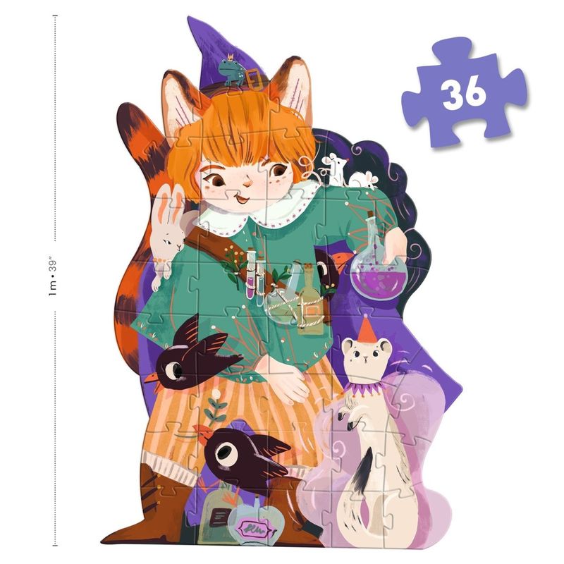 Jucarii, Copii si Bebe - Jucarii si jocuri - Jocuri si puzzle - Puzzle - Puzzle gigant Magicianul Pio, Djeco - Infinity.ro