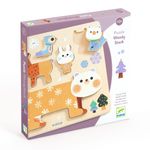 Jucarii, Copii si Bebe - Jucarii si jocuri - Jocuri si puzzle - Puzzle - Puzzle lemn animale simpatice, Djeco - Infinity.ro