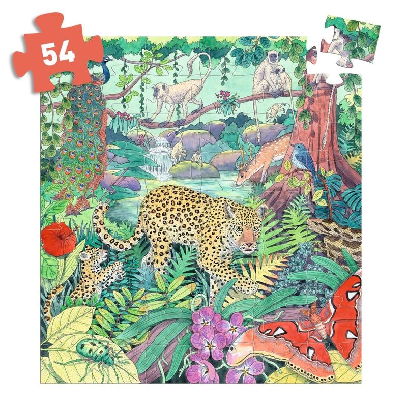 Jucarii, Copii si Bebe - Jucarii si jocuri - Jocuri si puzzle - Puzzle - Puzzle Jungla Indiana, Djeco - Infinity.ro