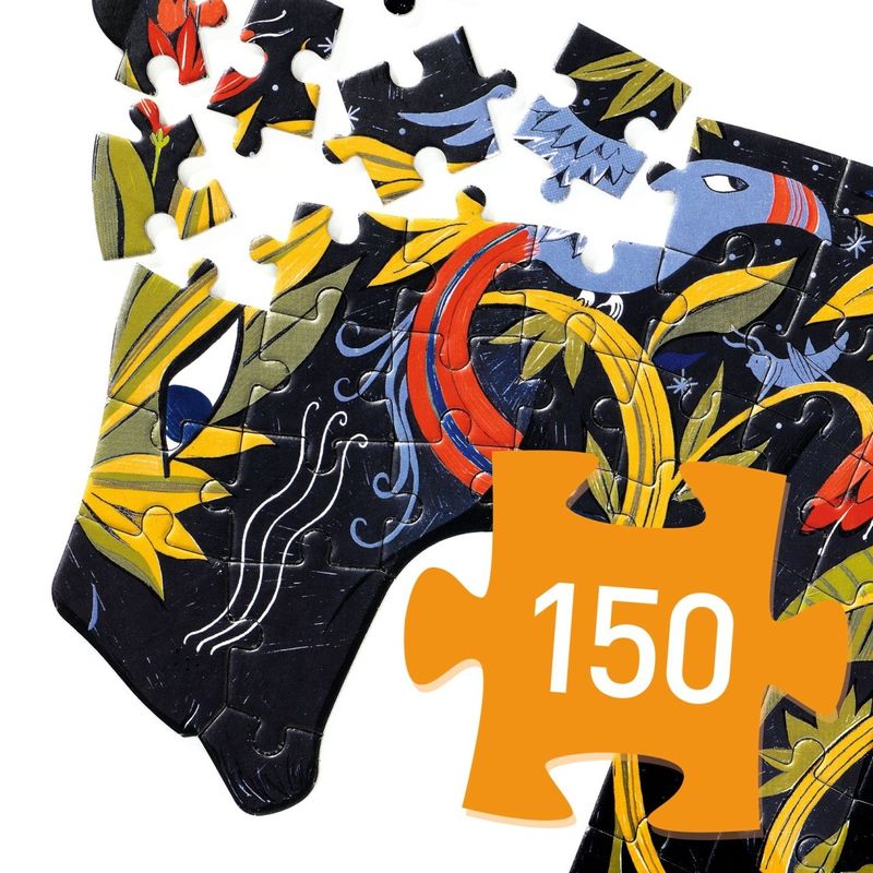 Jucarii, Copii si Bebe - Jucarii si jocuri - Jocuri si puzzle - Puzzle - Puzzle Puzz'Art Pantera neagra, Djeco - Infinity.ro