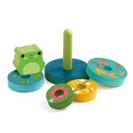 Jucarii, Copii si Bebe - Jucarii si jocuri - Jocuri si puzzle - Puzzle - Puzzle si joc din lemn de stivuit, Djeco - Infinity.ro