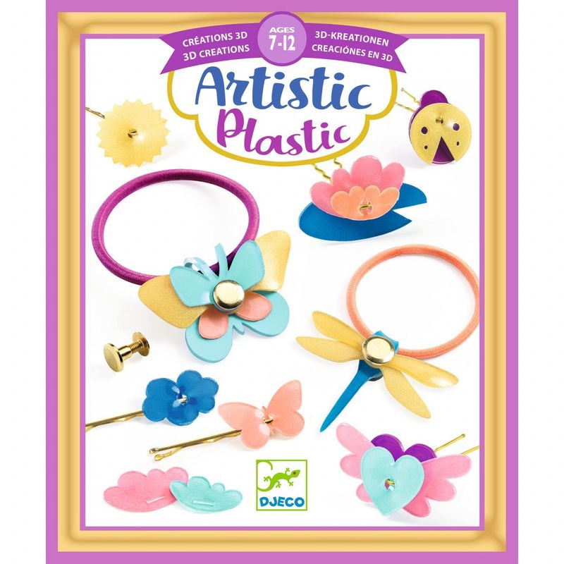 Jucarii, Copii si Bebe - Jucarii si jocuri - Jucarii & jocuri educative - Seturi de artizanat - Set creativ Accesorii pentru coafura, Djeco - Infinity.ro