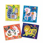 Jucarii, Copii si Bebe - Jucarii si jocuri - Jucarii & jocuri educative - Seturi de artizanat - Set creativ cu margele Animale si flori, Djeco - Infinity.ro