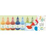 Carti si Birotica - Rechizite - Pictura si desen - Acuarele si culori - Set 8 Culori guase, Djeco - Infinity.ro