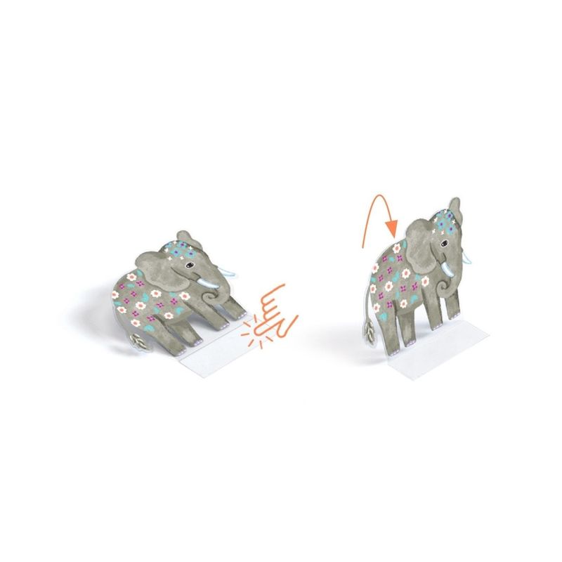 Jucarii, Copii si Bebe - Jucarii si jocuri - Jucarii & jocuri educative - Seturi de artizanat - Set creativ de stickere reutilizabile Animale, Djeco - Infinity.ro