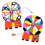 Jucarii, Copii si Bebe - Jucarii si jocuri - Jucarii & jocuri educative - Seturi de artizanat - Set creativ mozaic Animale, Djeco - Infinity.ro