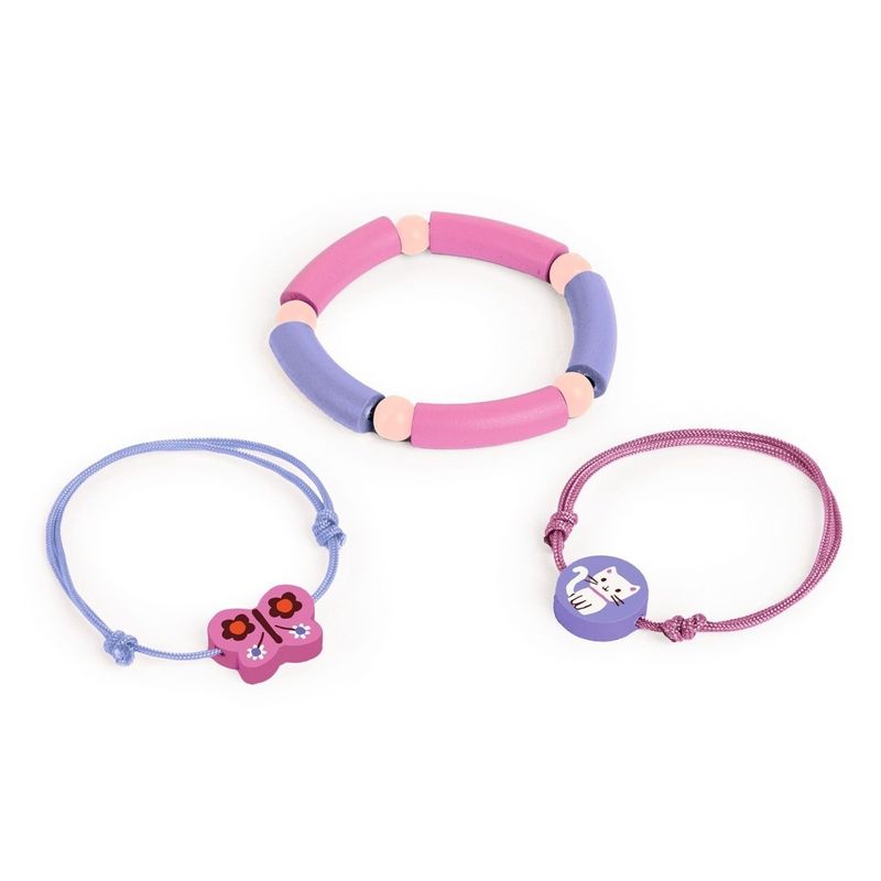 Fashion, accesorii si bijuterii - Copii - Accesorii copii - Bijuterii si ceasuri copii - Set de bijuterii Bratarile Tarei, Djeco - Infinity.ro