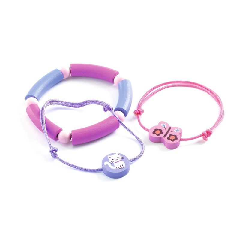 Fashion, accesorii si bijuterii - Copii - Accesorii copii - Bijuterii si ceasuri copii - Set de bijuterii Bratarile Tarei, Djeco - Infinity.ro