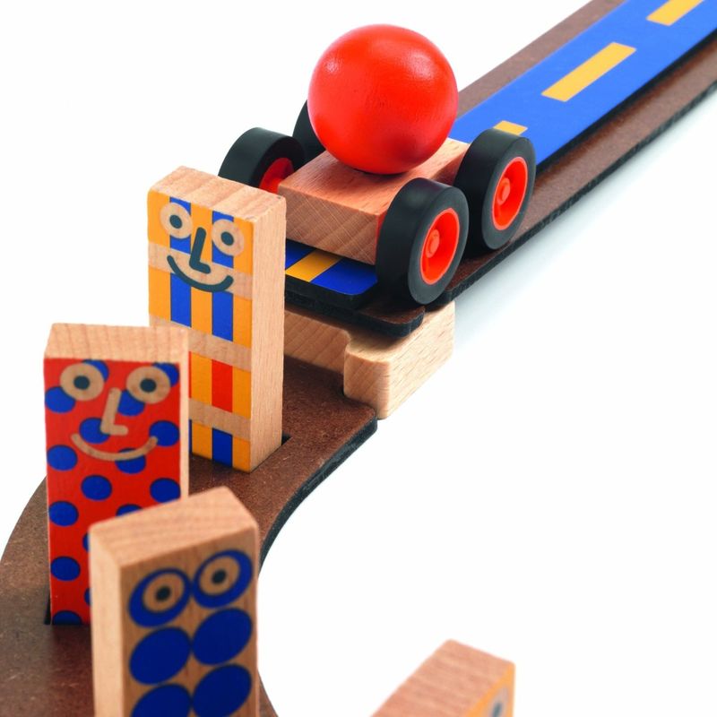 Jucarii, Copii si Bebe - Jucarii si jocuri - Seturi de constructie si cuburi - Seturi de constructie - Set de constructie trasee Zig & Go Junior, Djeco - Infinity.ro