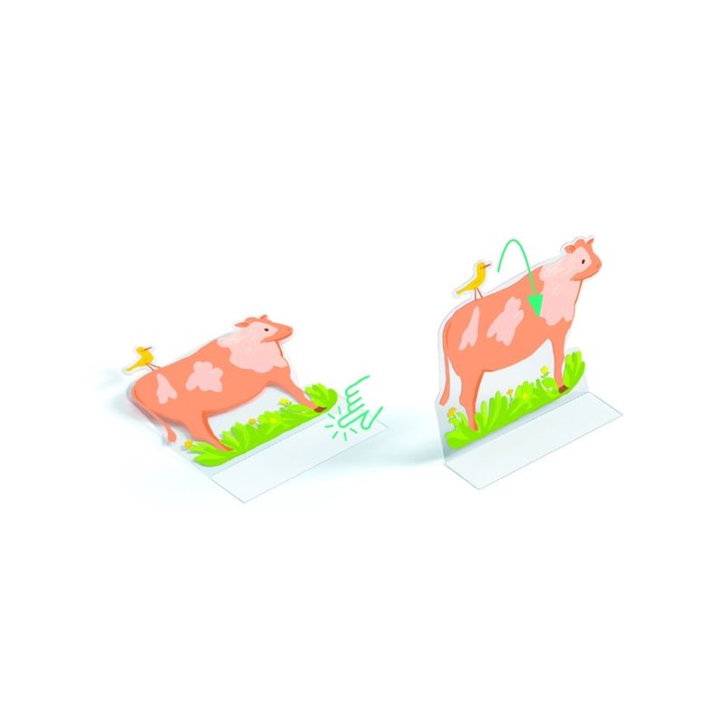 Jucarii, Copii si Bebe - Jucarii si jocuri - Jucarii & jocuri educative - Seturi de artizanat - Set creativ de stickere reutilizabile Ferma, Djeco - Infinity.ro