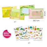Jucarii, Copii si Bebe - Jucarii si jocuri - Jucarii & jocuri educative - Seturi de artizanat - Set creativ de stickere reutilizabile Ferma, Djeco - Infinity.ro