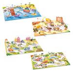 Jucarii, Copii si Bebe - Jucarii si jocuri - Jucarii & jocuri educative - Seturi de artizanat - Set creativ de stickere reutilizabile Masini, Djeco - Infinity.ro
