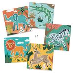 Jucarii, Copii si Bebe - Jucarii si jocuri - Jucarii & jocuri educative - Seturi pictura si desen - Sabloane Animale salbatice, Djeco - Infinity.ro