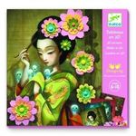 Jucarii, Copii si Bebe - Jucarii si jocuri - Jucarii & jocuri educative - Seturi de artizanat - Set creativ Portrete cu flori din hartie, Djeco - Infinity.ro