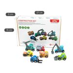 Jucarii, Copii si Bebe - Jucarii si jocuri - Vehicule si jucarii cu telecomanda - Utilaje constructie de jucarie - Set de vehicule pentru constructii, UMU Toys - Infinity.ro