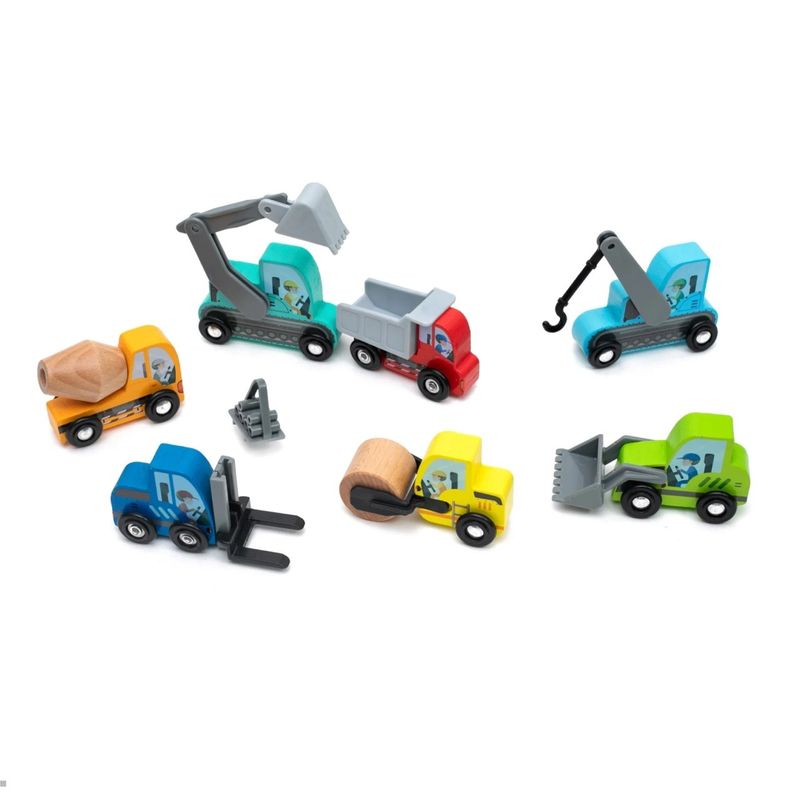 Jucarii, Copii si Bebe - Jucarii si jocuri - Vehicule si jucarii cu telecomanda - Utilaje constructie de jucarie - Set de vehicule pentru constructii, UMU Toys - Infinity.ro