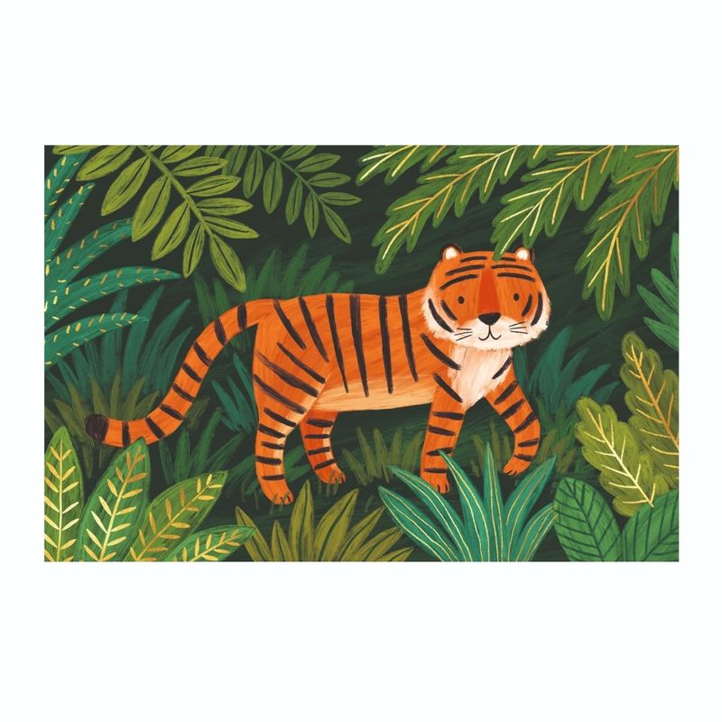 Casa si Gradina - Decoratiuni - Decoratiuni petrecere - Accesorii pentru petrecere - Set de invitatii cu animale din jungla, Djeco - Infinity.ro