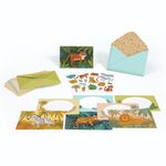 Casa si Gradina - Decoratiuni - Decoratiuni petrecere - Accesorii pentru petrecere - Set de invitatii cu animale din jungla, Djeco - Infinity.ro