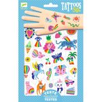 Ingrijire personala si Cosmetice - Ingrijire personala - Ingrijire corp - Tatuaje temporare - Tatuaje Curcubee, Djeco - Infinity.ro
