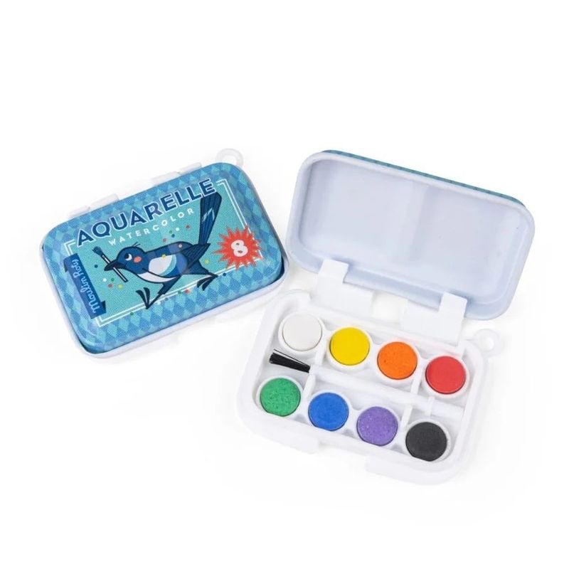 Carti si Birotica - Rechizite - Pictura si desen - Acuarele si culori - Set mini acuarela, Moulin Roty - Infinity.ro