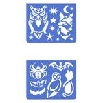 Jucarii, Copii si Bebe - Jucarii si jocuri - Jucarii & jocuri educative - Seturi pictura si desen - Set sabloane Noapte, Djeco - Infinity.ro