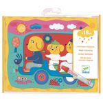 Jucarii, Copii si Bebe - Jucarii si jocuri - Jucarii & jocuri educative - Seturi pictura si desen - Set pictura cu apa La drum, Djeco - Infinity.ro
