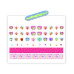Jucarii, Copii si Bebe - Jucarii si jocuri - Jucarii de rol - Frumusete, bijuterii si accesorii fetite - Stickere pentru unghii model Happy Birthday, Djeco - Infinity.ro