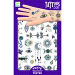 Ingrijire personala si Cosmetice - Ingrijire personala - Ingrijire corp - Tatuaje temporare - Tatuaje Simboluri magice, Djeco - Infinity.ro