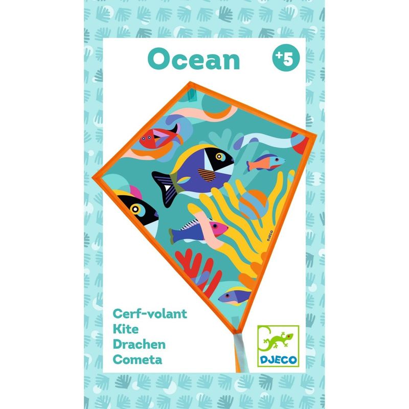 Jucarii, Copii si Bebe - Jucarii si jocuri - Jucarii de exterior - Zmeie si jucarii zburatoare - Zmeu Ocean, Djeco - Infinity.ro