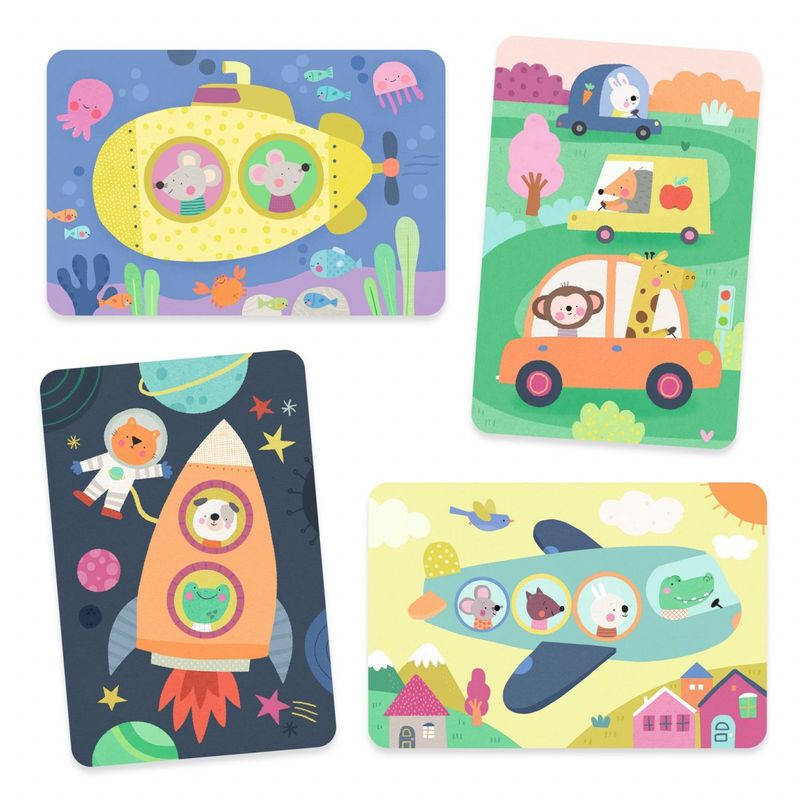 Jucarii, Copii si Bebe - Jucarii si jocuri - Jucarii & jocuri educative - Seturi pictura si desen - Set pictura cu apa Vehicule, Djeco - Infinity.ro